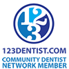 123 Dentist Community Dentist Network Logo